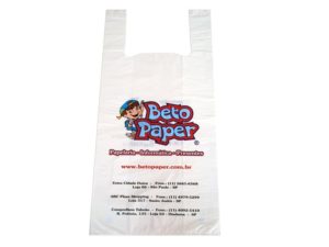 Sacolas Plásticas Camisetas - Daka Embalagens - Embalagens Personalizadas