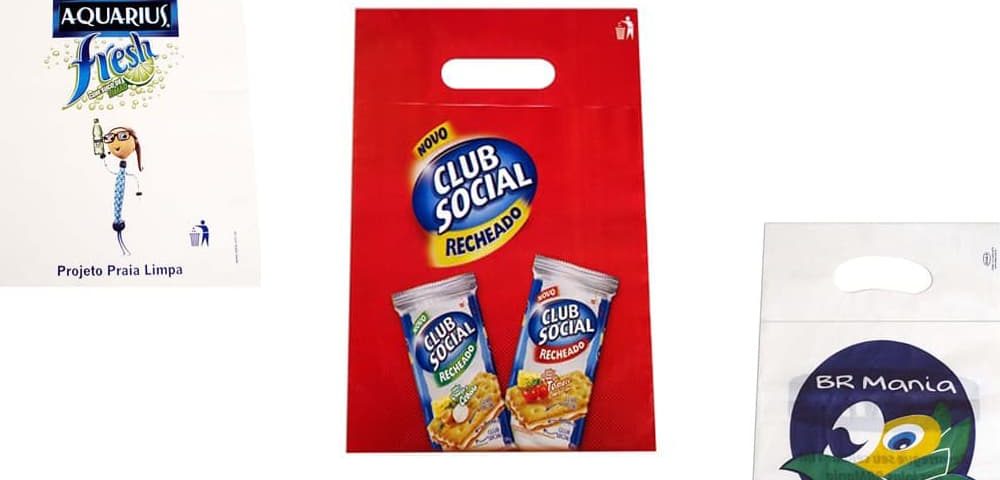 Sacola Lixeirinha Personalizada - Daka Embalagens - Embalagens Promocionais