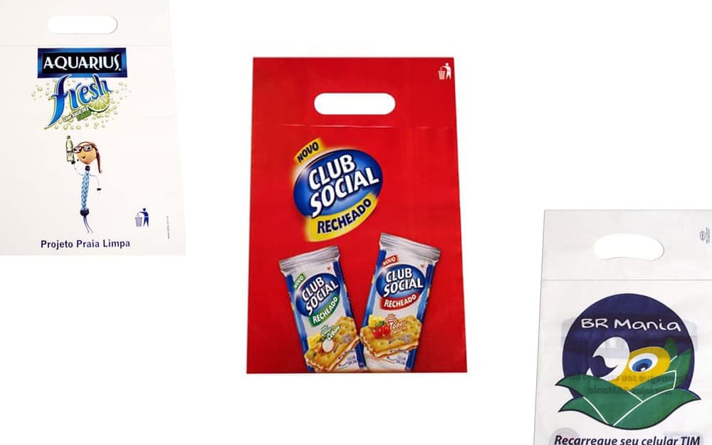 Sacola Lixeirinha Personalizada - Daka Embalagens - Embalagens Promocionais